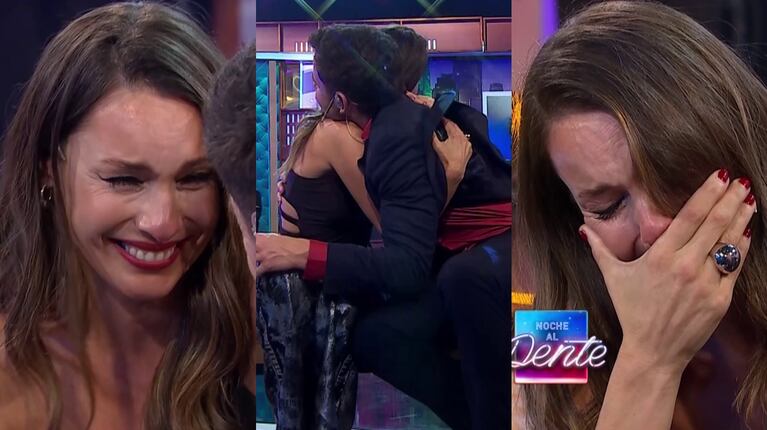 El profundo llanto de Pampita Ardohain en vivo y el consuelo de Fer Dente