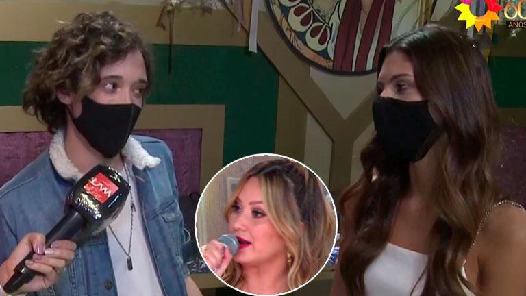 El divertido cruce de chicanas de Lola Latorre y Lucas Spadafora