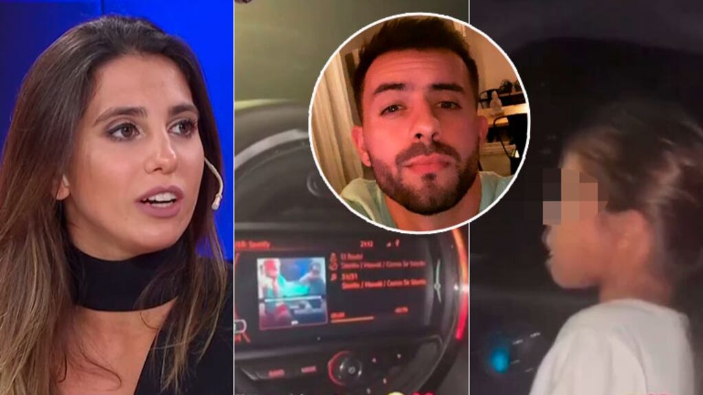 ¡Muy imprudente! Furiosa reacción de Cinthia Fernández al ver el polémico video de Matías Defederico con sus hijas en el auto