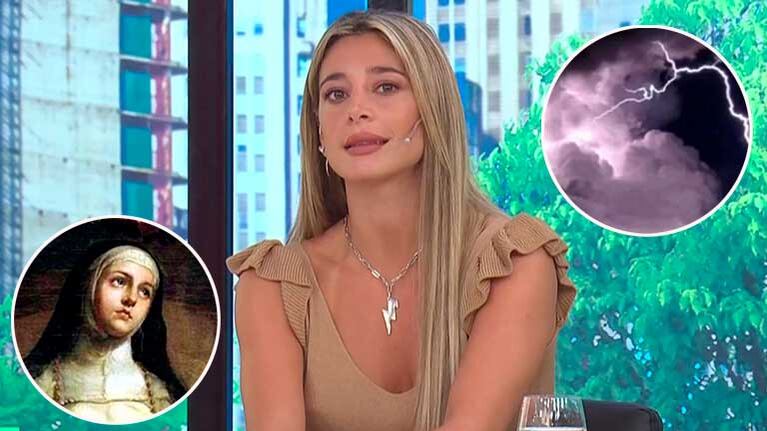 Sol Pérez se metió a fondo con la tormenta de Santa Rosa: "¿Es mito o realidad?"