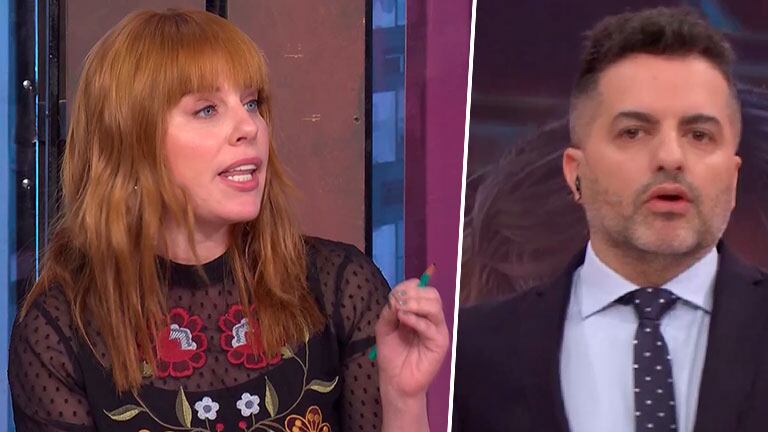 Tremendo contraataque de Agustina Kämpfer a Ángel de Brito en Nosotros a la Mañana