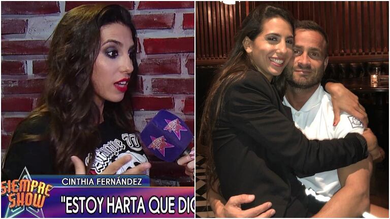La frase de Martín Baclini que molestó a Cinthia Fernández