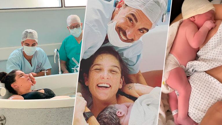 El tierno video de Juana Repetto dándole la teta a su bebé recién nacido