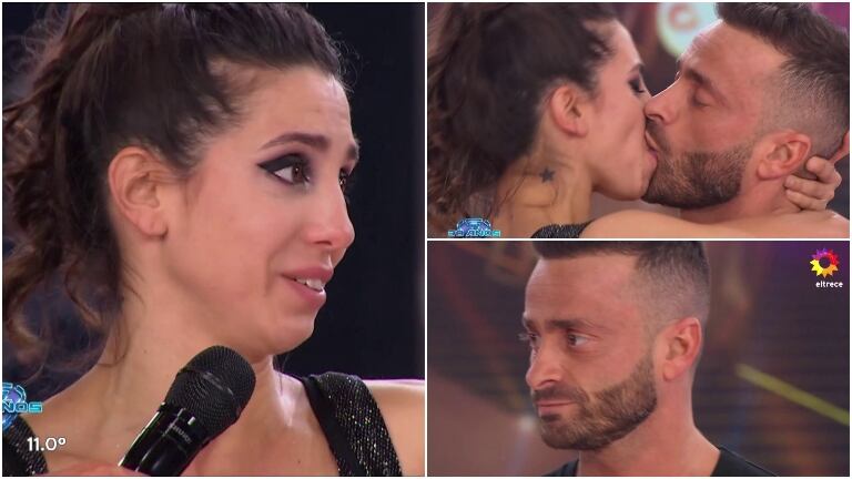 El tremendo beso de Cinthia Fernández y Martín Baclini en el Súper Bailando