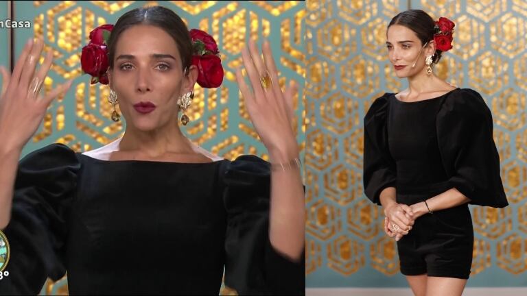 Juana Viale apareció con un look a puro glamour en los almuerzos: "Dedicado a mi abuelita"