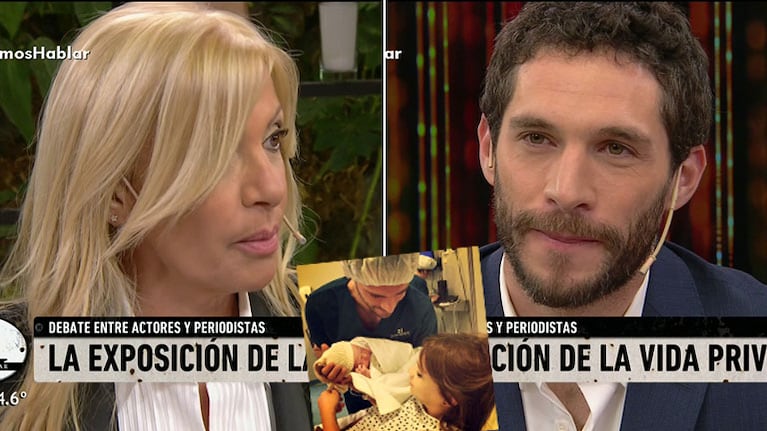 La pregunta sin filtro de Roccasalvo a Michel Noher: "¿Tu hijo con Celeste Cid fue una sorpresa o buscado?"