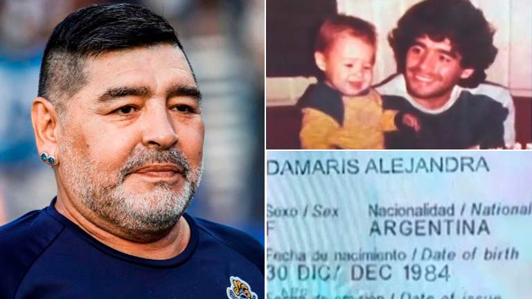 Luis Ventura mostró un fuerte mensaje de Damaris, otra supuesta hija de Diego Maradona