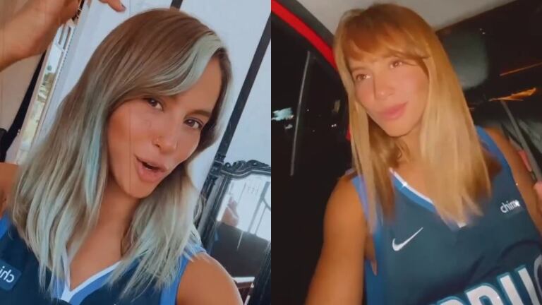 Flor Vigna y su drástico cambio de look: abandonó el azul, se hizo flequillo y volvió al rubio