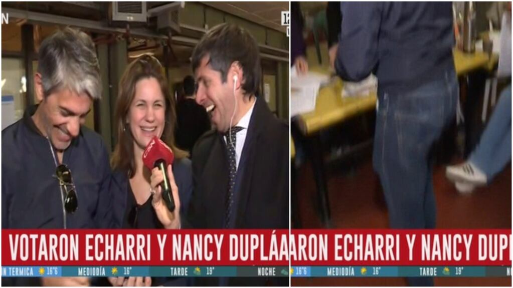 Nancy Dupláa y Pablo Echarri votaron en las PASO: "Nuestra hija está fiscalizando"