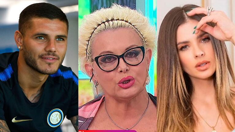 Carmen Barbieri comprtió su pálpito sobre China Suárez y Mauro Icardi, tras el nuevo escándalo con Wanda Nara