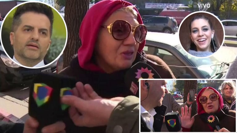 Ángel de Brito y un tenso momento con un movilero: "Los desesperados de América vienen a robar invitados"