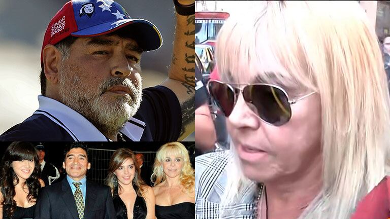 Claudia Villafañe habló del polémico video de Diego Maradona y defendió a sus hijas