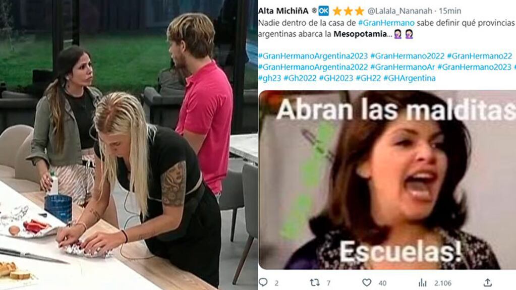 Los participantes de Gran Hermano fueron foco de críticas por no saber qué provincias integran la Mesopotamia argentina