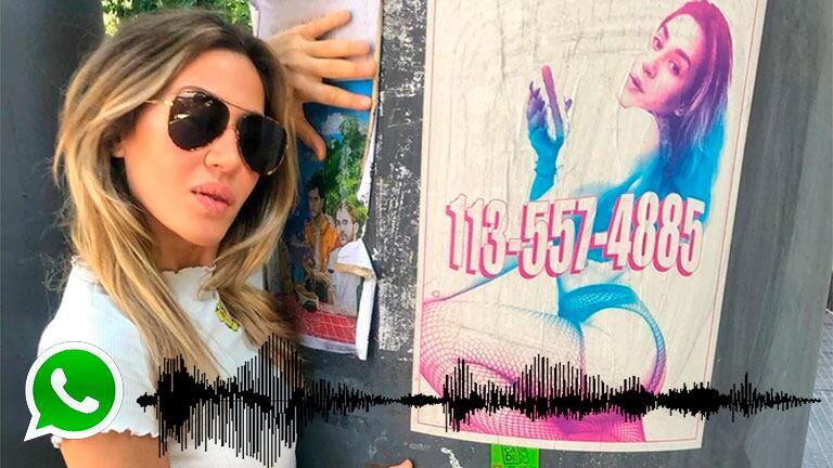 Qué decía Jimena Barón en el contestador del teléfono que anunciaba en su polémico afiche: el audio