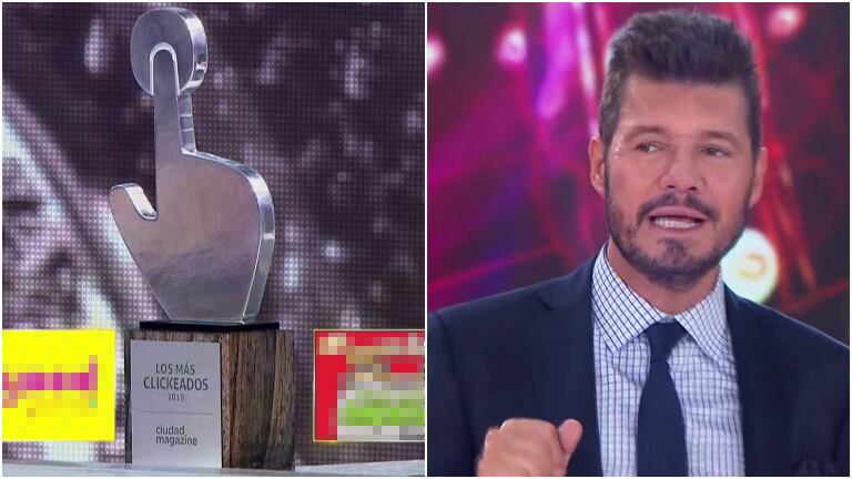 Marcelo Tinelli agradeció su premio a Los Más Clickeados 2019: "Siempre nos tienen muy en cuenta, ¡muchísimas gracias!"
