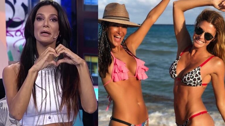 El llanto de Silvina Escudero al saludar a su hermana en Los Mammones: "Un beso a Vanina que está en Uruguay"