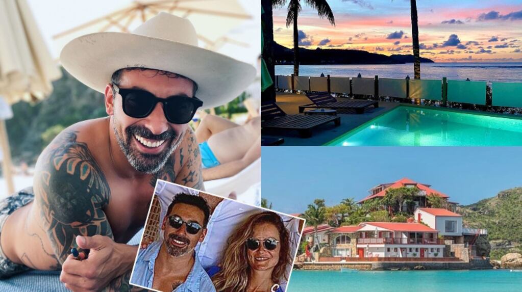 La cuarentena a puro lujo del Pocho Lavezzi en St. Barth