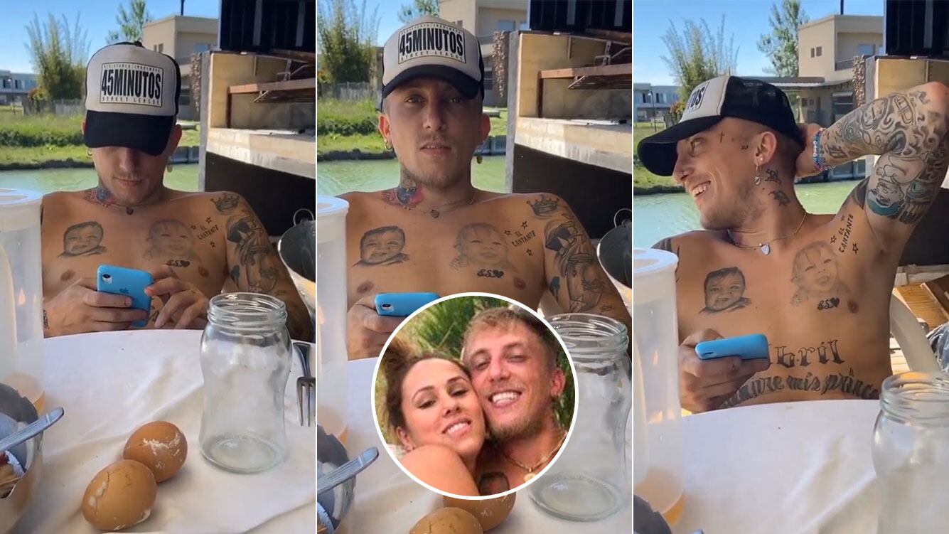 Barby Silenzi le hizo un reproche a El Polaco y quedó registrado en un video: "Todo el día con el teléfono"