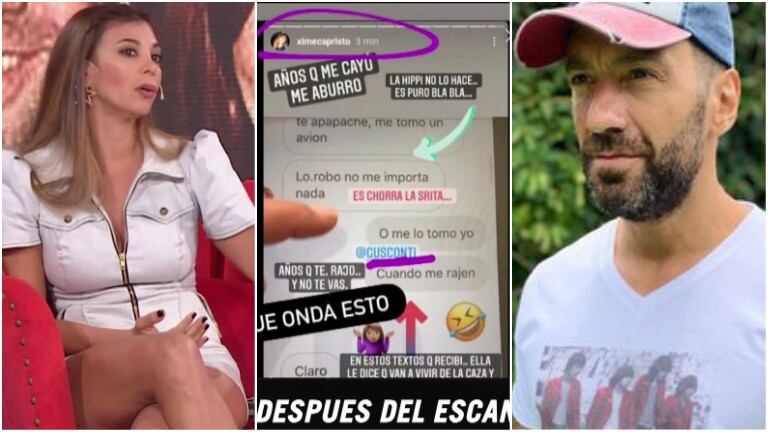 Ximena Capristo dio a conocer qué decían los mensajes de Conti se mandaba con otra mujer: "Hablaban de encontrarse"