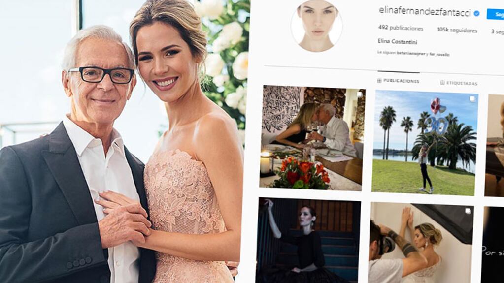 ¡A ver! A tres meses de casarse con Eduardo Costantini, Elina Fernández cambió su perfil en Instagram