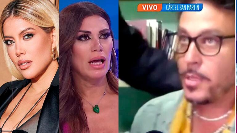El servicio penitenciario cortó la entrevista del exnovio preso de Wanda Nara con Intrusos