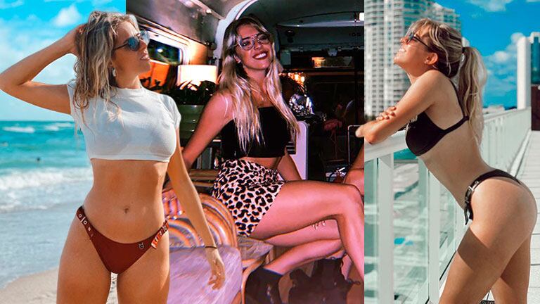 Nati Jota, súper divertida en la noche de Miami