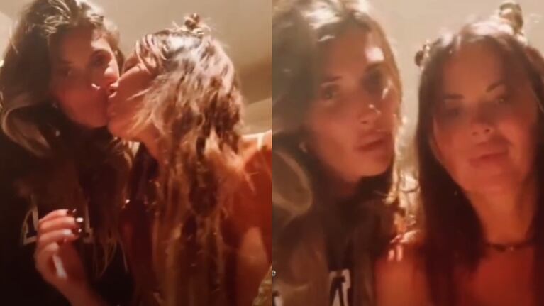 El video de Karina Jelinek, a los besos con su amiga Florencia Parisse