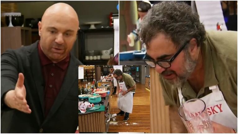 Duro reto de Germán Martitegui a Moldavsky en MasterChef Celebrity: "¿Te das cuenta que yo estoy desesperado y vos tranquilo?