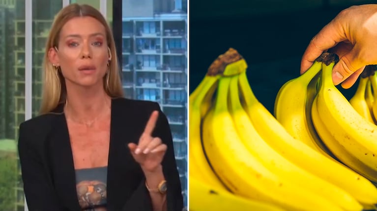 Nicole explicó los beneficios de comer banana en la cuarentena: "Promueve la serotonina y disminuye la depresion"