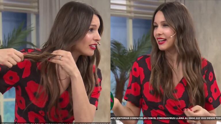 Pampita y sus secretos de belleza cuando era chica: "Mi mamá me ponía un papel de diario sobre el pelo y me pasaba la plancha"