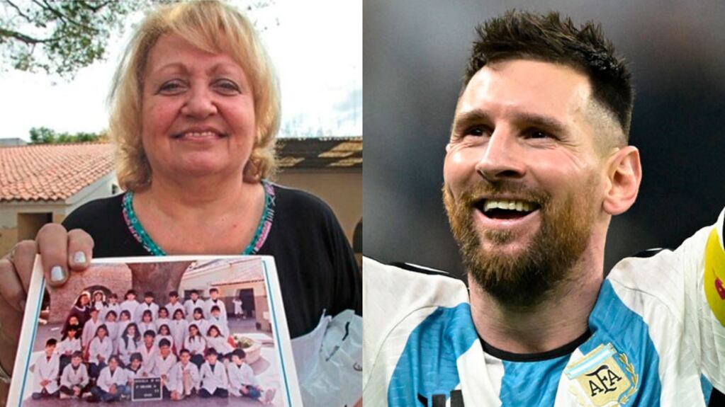 Habló la primera maestra de Lionel Messi y confesó sus deseos de abrazarlo de nuevo