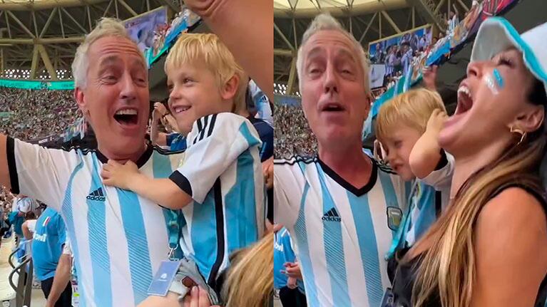 Mundial Qatar 2022: así vivieron Marley y Mirko el primer gol de Lionel Messi en la Copa del Mundo