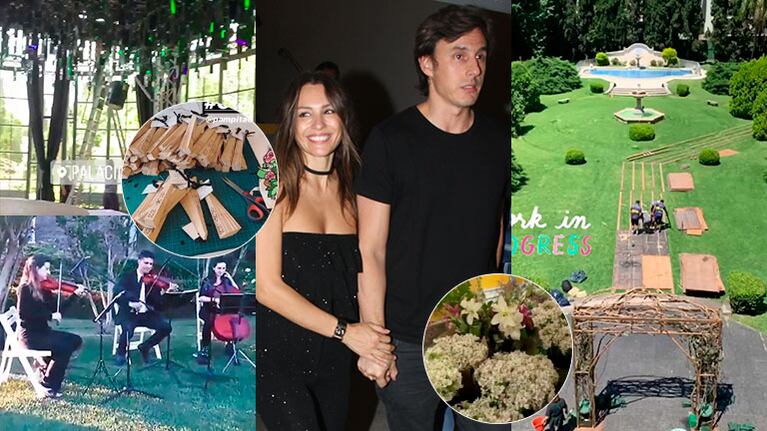 Todos los preparativos del súper casamiento de Pampita y Roberto García Moritán