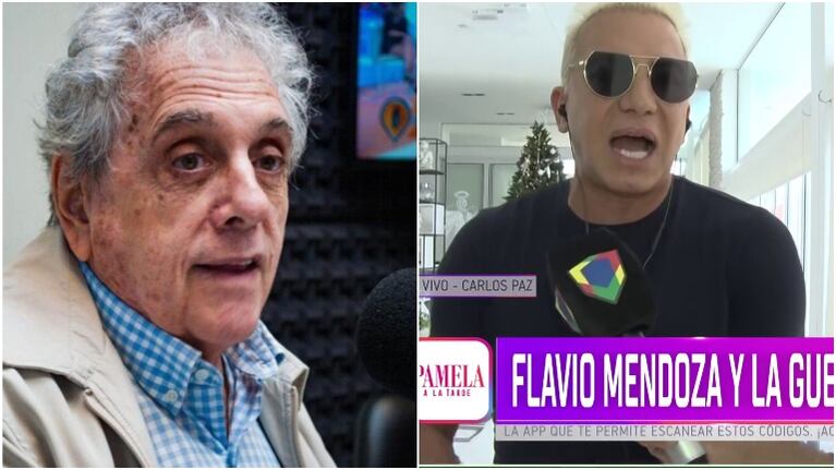 La polémica frase de Flavio Mendoza en medio de su guerra mediática con Gasalla: “Te sigo hasta la tumba, y falta poco”