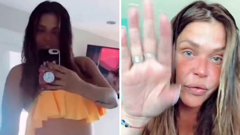 El video de Nazarena Vélez acepando su cuerpo natural con estrías, celulitis y rollos