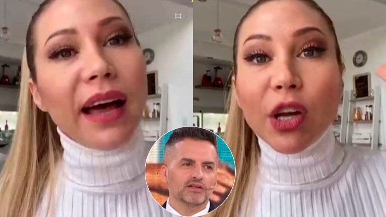 El blooper de Adabel Guerrero durante una videollamada con LAM