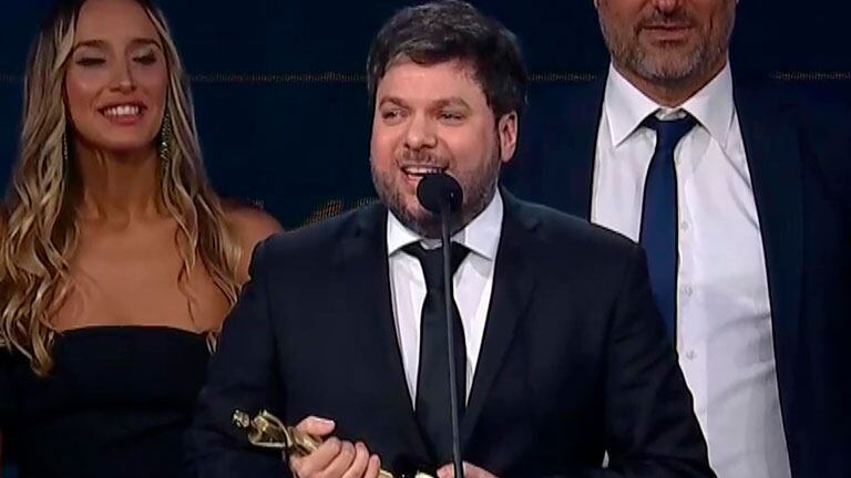 Guido Kaczka se llevó un Martín Fierro por su rol en Bienvenidos a bordo
