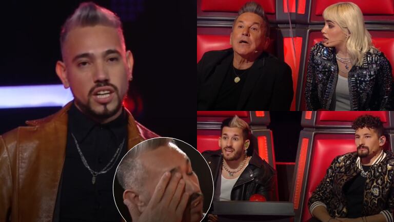 El participante que recibió halagos del jurado de La Voz Argentina, no fue elegido y se marchó molesto del escenario