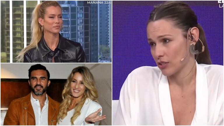 Pampita, contundente, al escuchar a Nicole Neumann hablando de Cubero "¿No era que no podían hablar el uno del otro?"