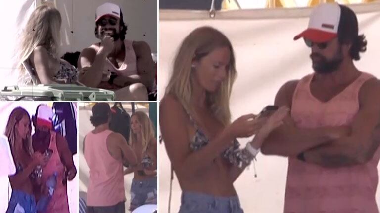 Las primeras imágenes en LAM de Luciano Castro y Sabrina Rojas juntos en la playa, tras confirmar su separación