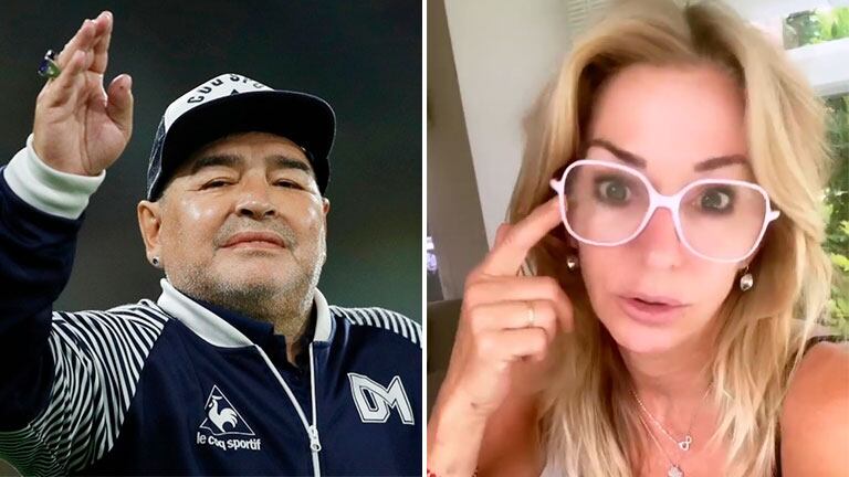 Yanina Latorre detalló su desesperada reacción al enterarse de la muerte de Diego Maradona