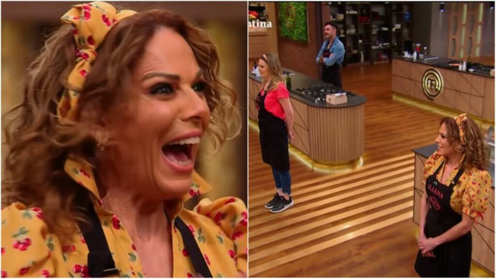 La felicidad de Iliana Calabró tras convertirse en la primera clasificada en el repechaje de MasterChef Celebrity