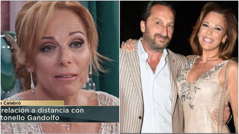 Iliana Calabró contó cómo la crisis económica influyó en el final de su relación con Antonello Gandolfo