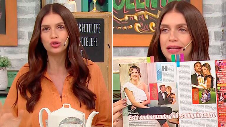 ¡Se puso seria! Zaira Nara, molesta por la filtración del rumor de embarazo de Paula Chaves