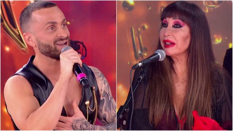 Moria Casán y un fuerte palito para Martín Baclini en el Cantando: "Espero que encuentres una chica y que no que la alquiles"