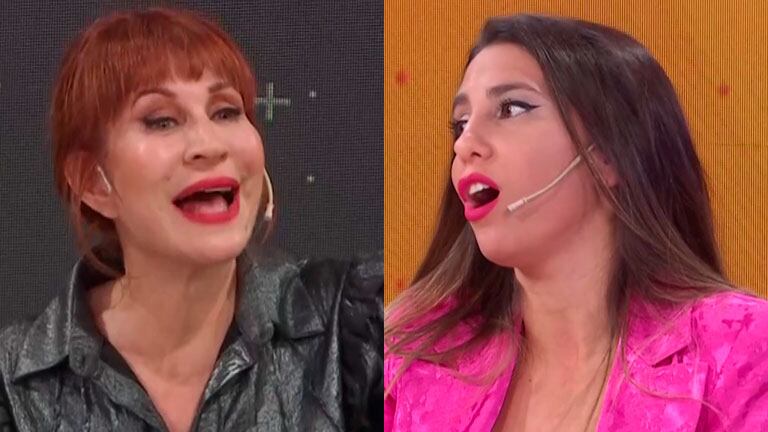El pícaro cruce de Cinthia Fernández y Matilda Blanco por los looks de los premios Martín Fierro 2022