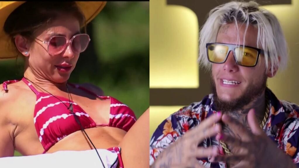 Pícaro ida y vuelta de Majo Martino con Alex Caniggia en El Hotel de los Famosos: "Para mí, él es un amigo con derecho a mimos" 