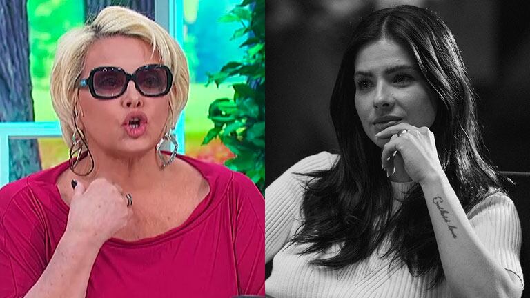 La graciosa imitación que Carmen Barbieri hizo de China Suárez por su entrevista con Alejandro Fantino