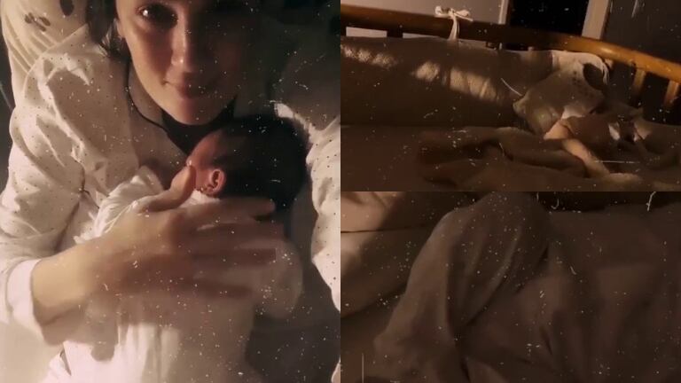 Las tiernas imágenes de Paula Chaves haciendo colecho con Filipa