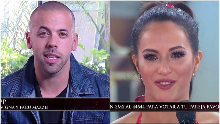 Mati Napp emocionó a Flor Vigna en la semifinal de ShowMatch